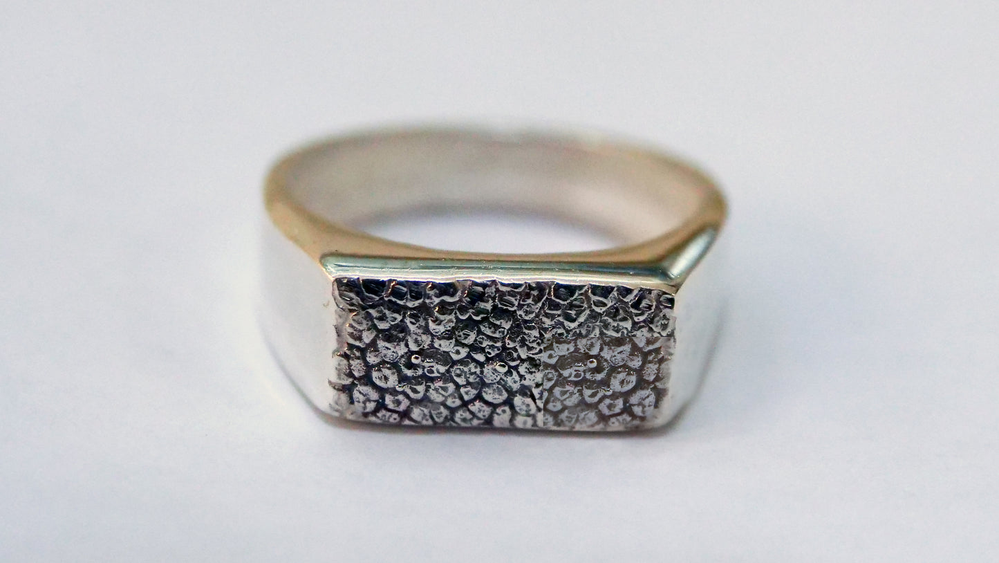 ANELLO SIGILLO RETTANGOLARE